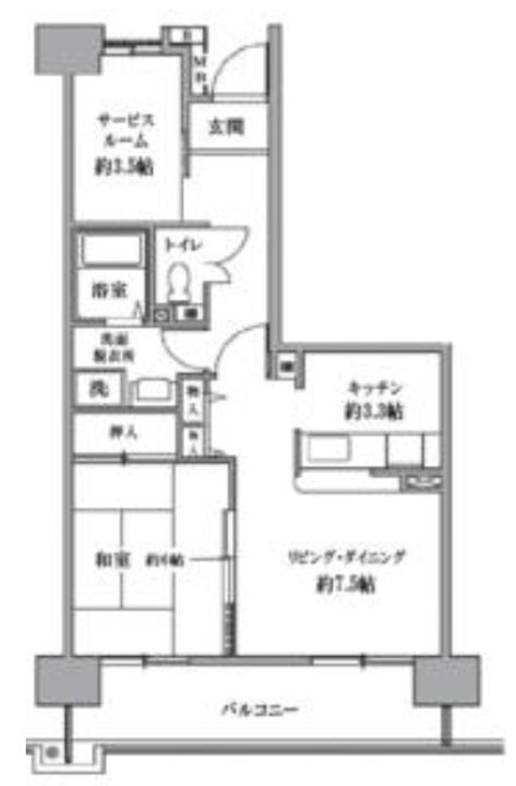 T’S GARDEN清瀬の間取り