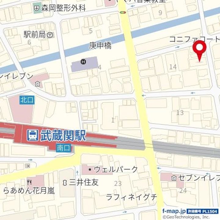 東京都練馬区関町東2丁目の賃貸アパートの周辺