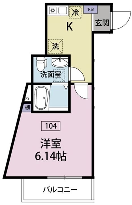 アジュール清瀬の間取り