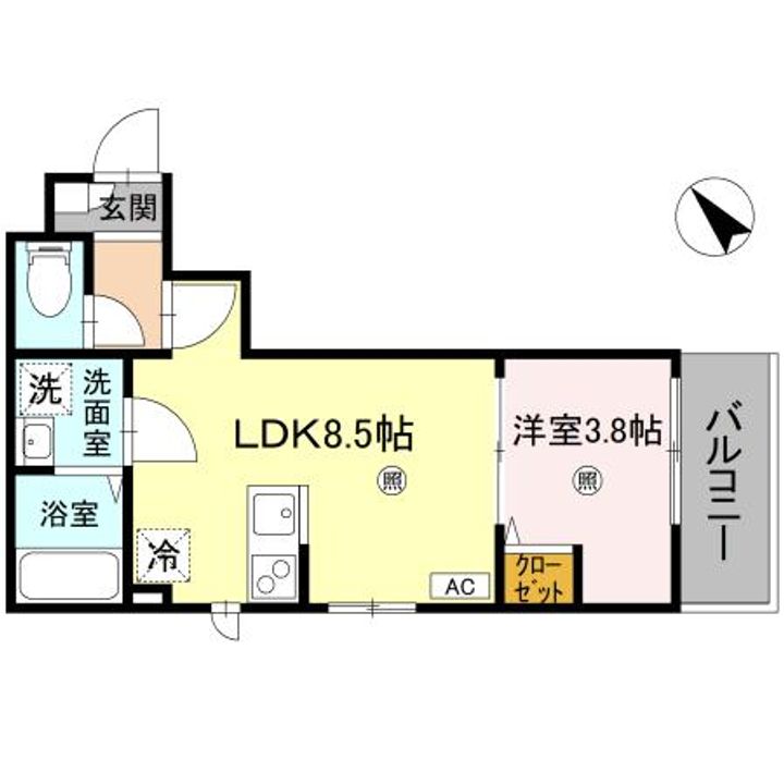 ルミナス所沢の間取り