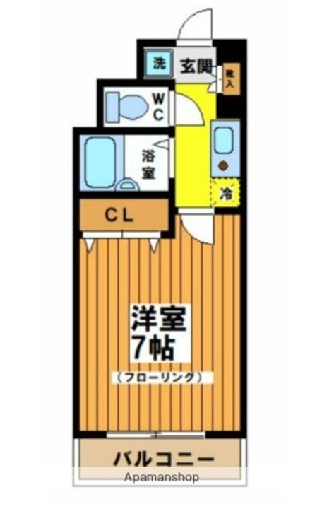 レヴィールシティ西新宿の間取り