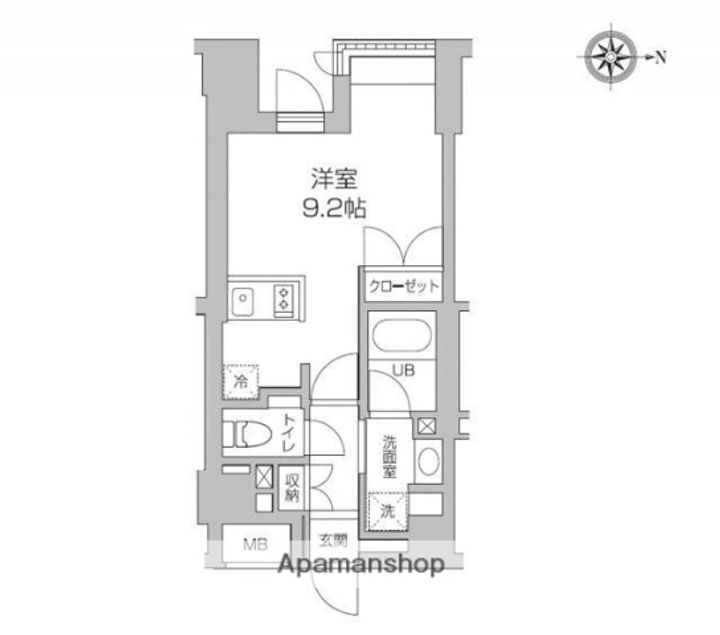 レジディア高円寺の間取り
