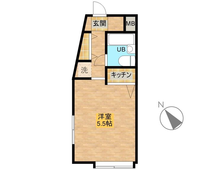 スカイハイツ目白の間取り