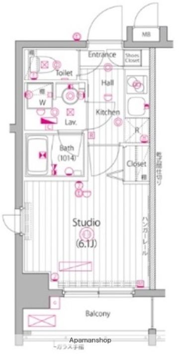 ガーラ・グランディ池袋の間取り