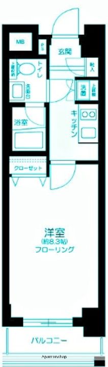 プレール・ドゥーク東京EASTⅢの間取り