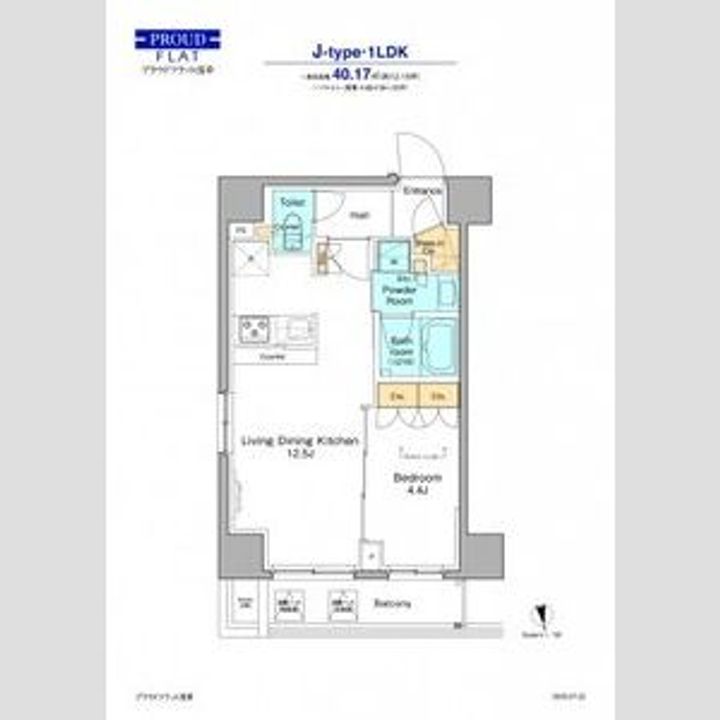 プラウドフラット浅草の間取り