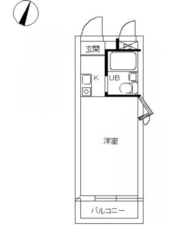 スカイコート金町第3209号室の間取り