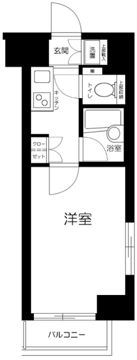 東京都豊島区高田1丁目の賃貸マンションの間取り