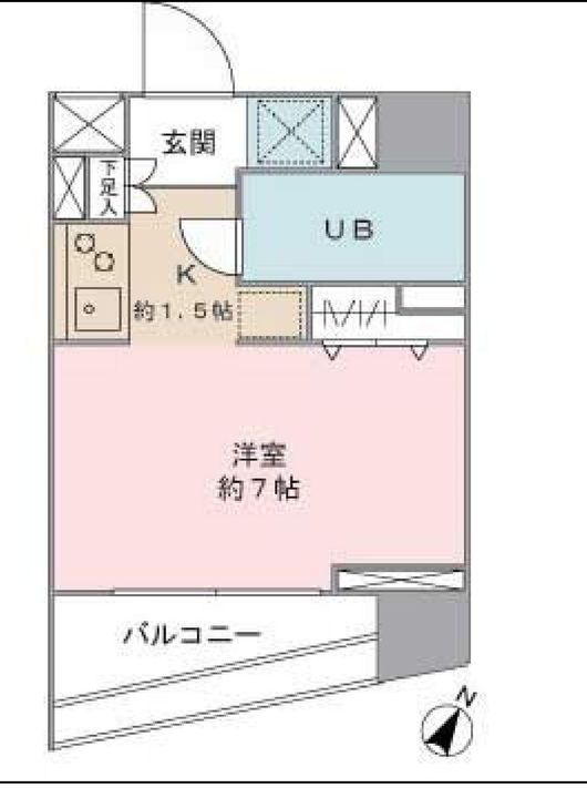 レジディア神田岩本町の間取り