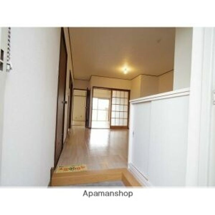 学園スカイマンション202の玄関