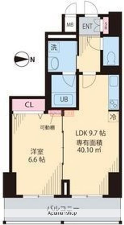 東京都文京区音羽1丁目の賃貸マンションの間取り