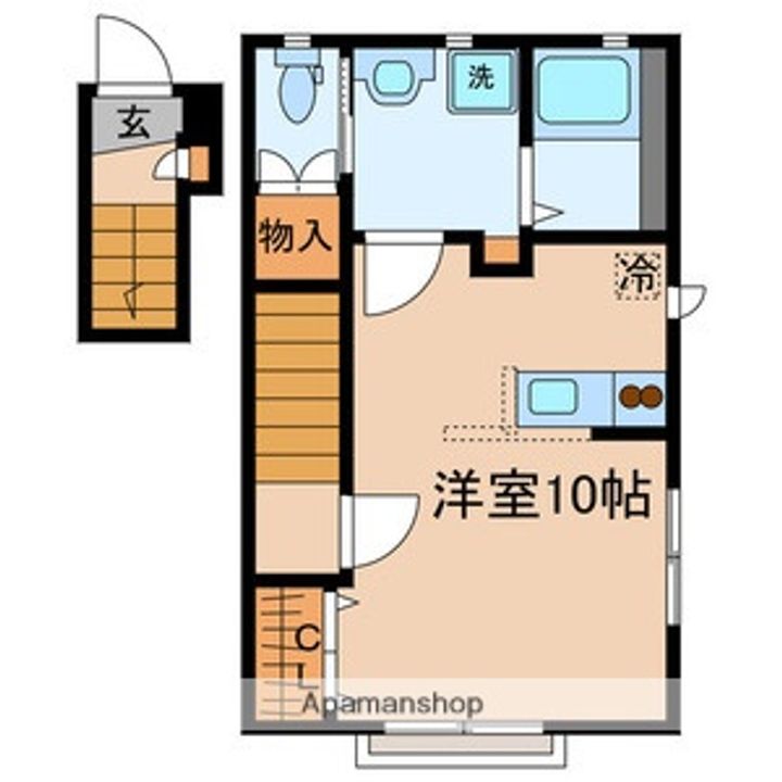 エヴァーライフ202の間取り