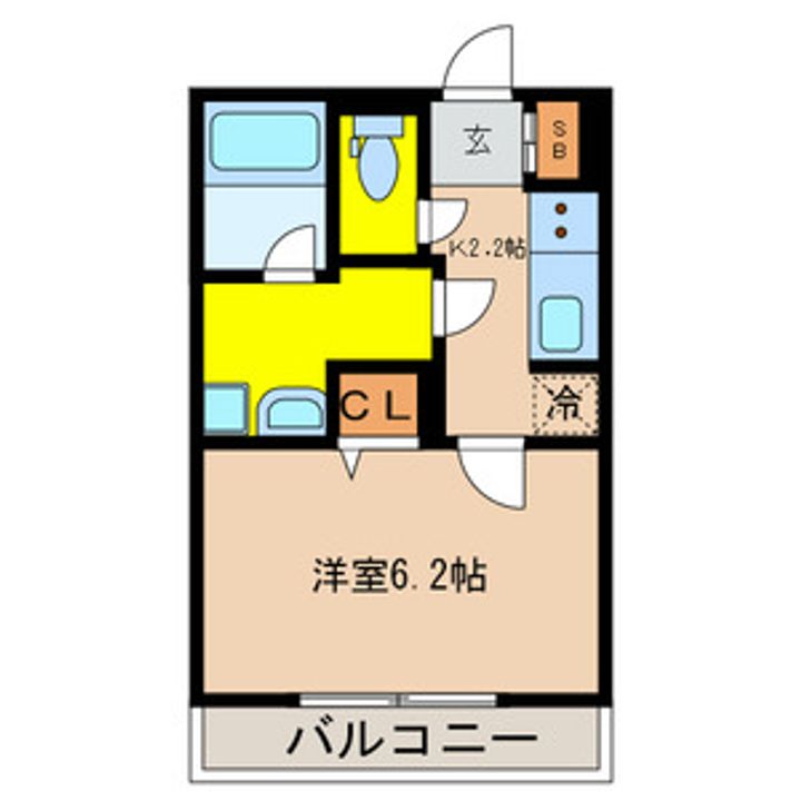 東京都板橋区徳丸2丁目の賃貸マンションの間取り