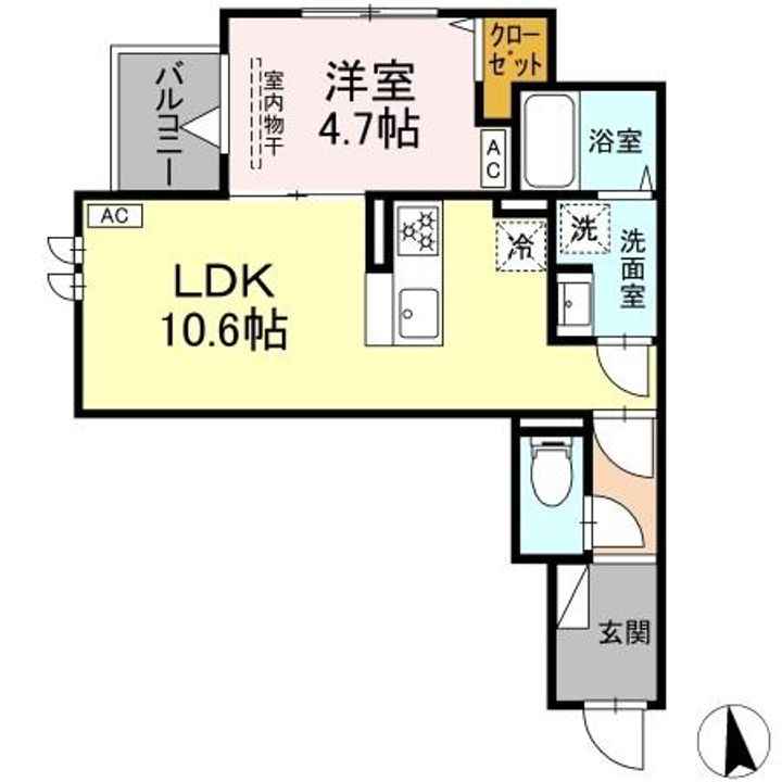 セレスティア豊島Nの間取り