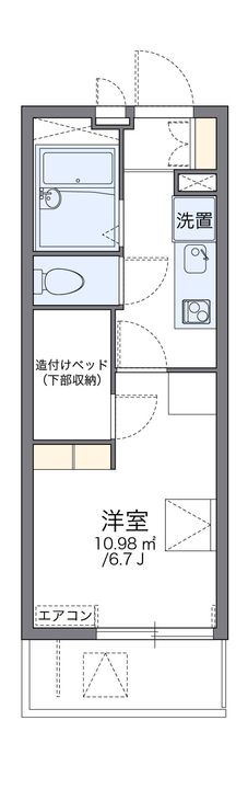 レオパレスM&Kの間取り