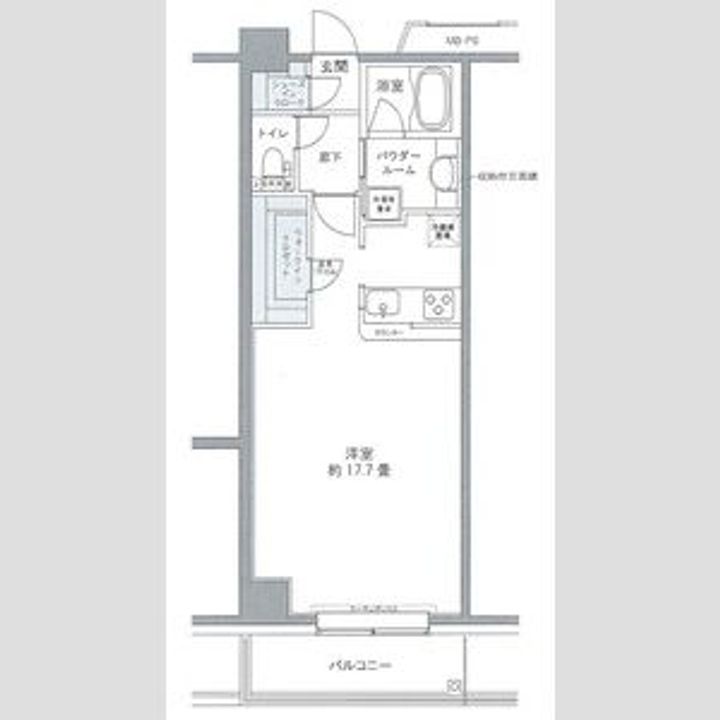 プライムアーバン豊洲615の間取り