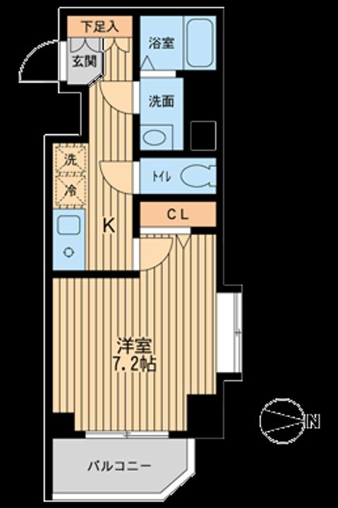 ドゥーエ東陽町0506の間取り
