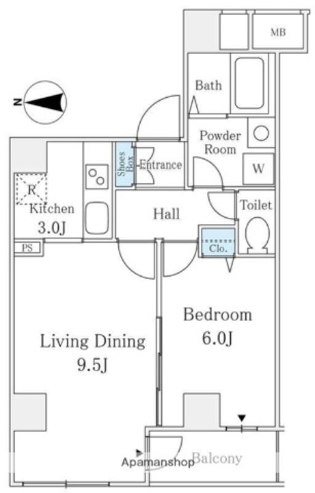 DAIWA TERRACE 日本橋の間取り