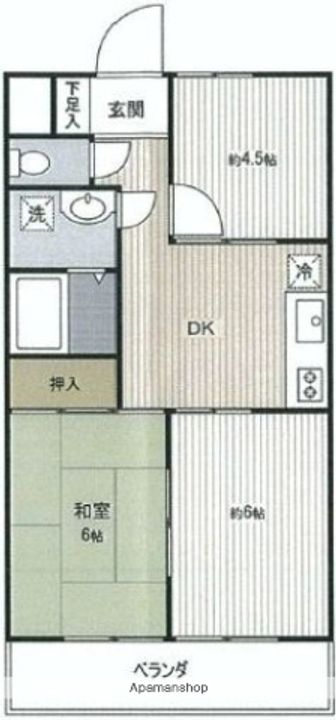 東京都武蔵野市吉祥寺本町3丁目の賃貸マンションの間取り