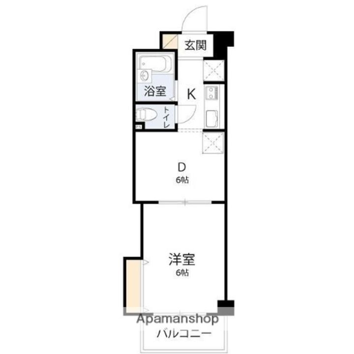 東京都練馬区関町東2丁目の賃貸マンションの間取り