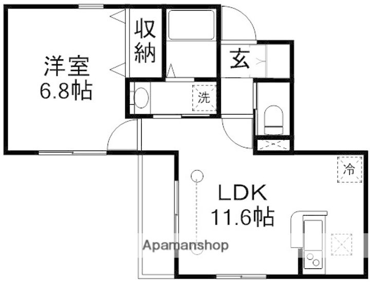 ファミールメゾン井の頭102の間取り