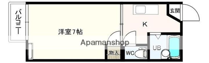 東京都三鷹市上連雀2丁目の賃貸アパートの間取り
