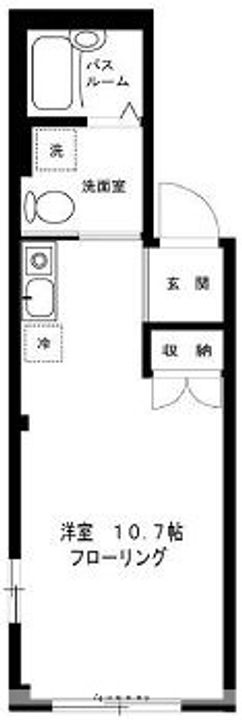 東京都武蔵野市吉祥寺北町1丁目の賃貸マンションの間取り