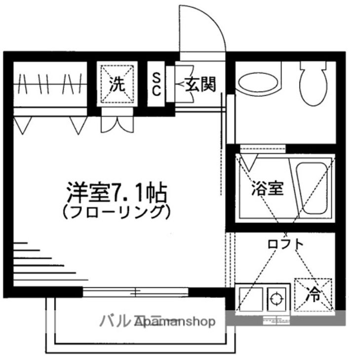カルム吉祥寺202の間取り