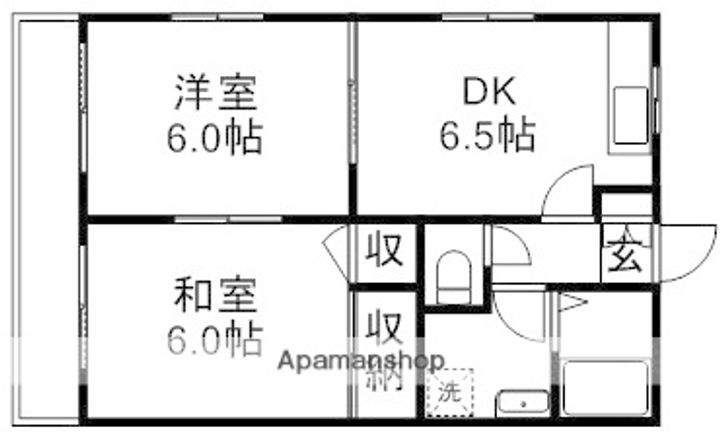 メゾンリヴィエールの間取り