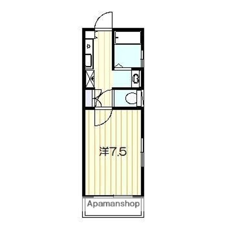東京都杉並区永福3丁目の賃貸マンションの間取り
