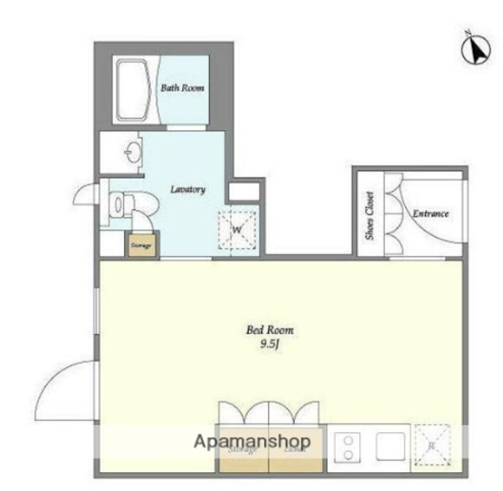 東京都武蔵野市吉祥寺東町1丁目の賃貸マンションの間取り