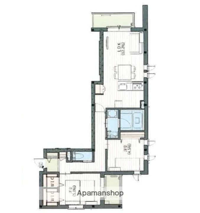 東京都杉並区善福寺1丁目の賃貸マンションの間取り