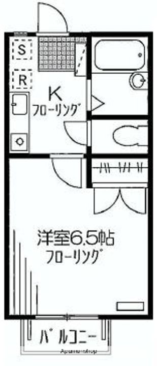 東京都杉並区浜田山4丁目の賃貸アパートの間取り