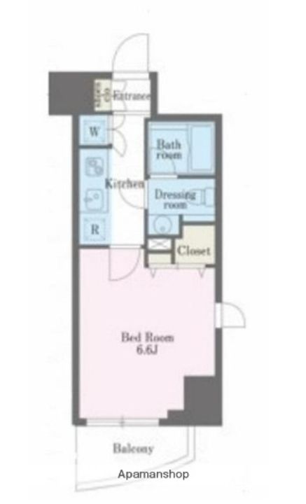 アジールコート西新宿303の間取り