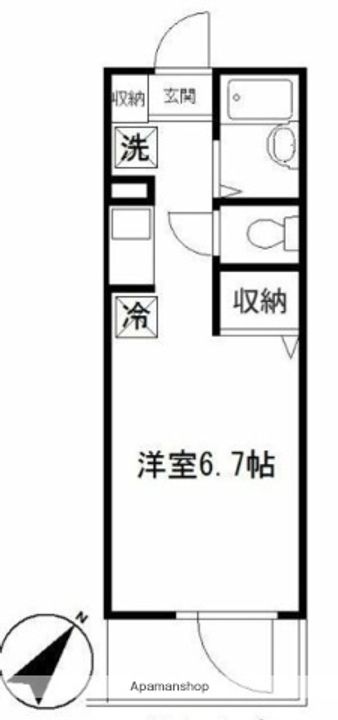 LYNX赤塚新町の間取り