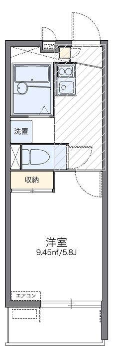 レオパレス翔の間取り