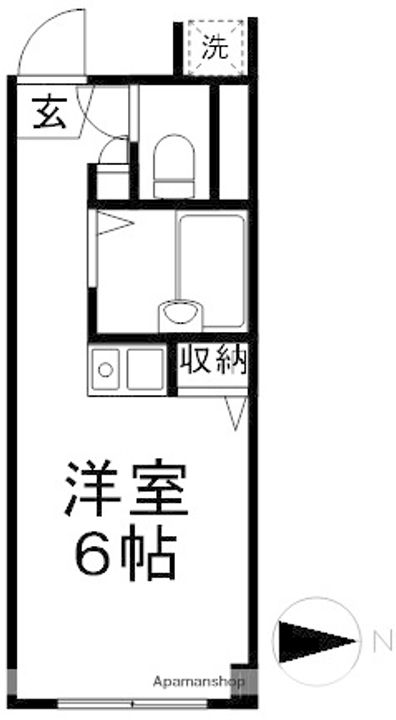 ベルフォーレ203の間取り