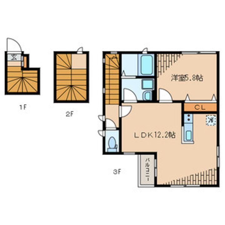 ヴィラ高円寺Ⅱの間取り