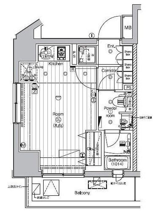 PREMIUM CUBE 代々木上原の間取り
