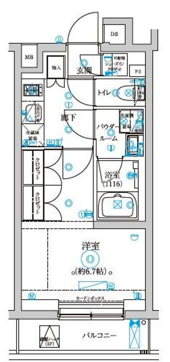 セジョリ中野富士見町の間取り