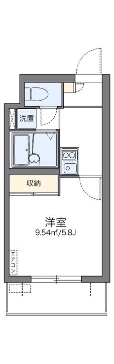 レオパレスオゥルの間取り