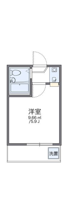 レオパレス八広の間取り