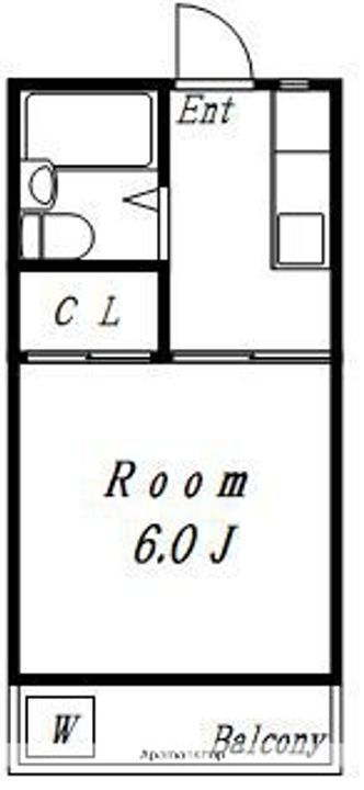 金岡マンション402の間取り