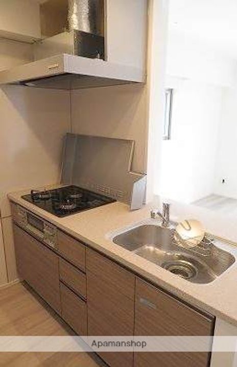 東京都江東区平野1丁目の賃貸マンションのキッチン