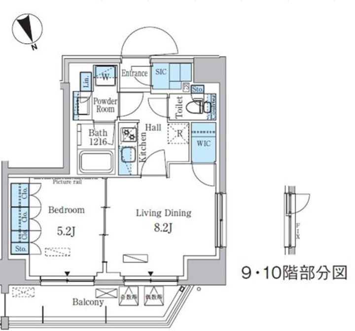 パークアクシス浅草レジデンスの間取り