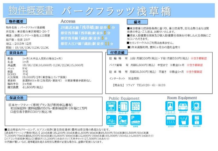 パークフラッツ浅草橋の外観