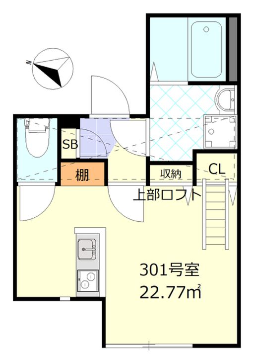 シェリール小岩の間取り