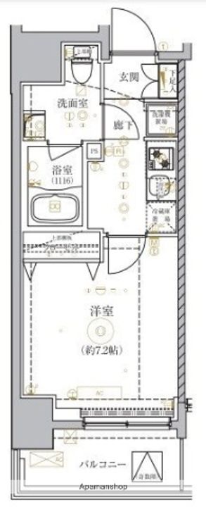 ベルシード大島の間取り