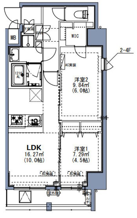 SーRESIDENCE尾久AZUREの間取り