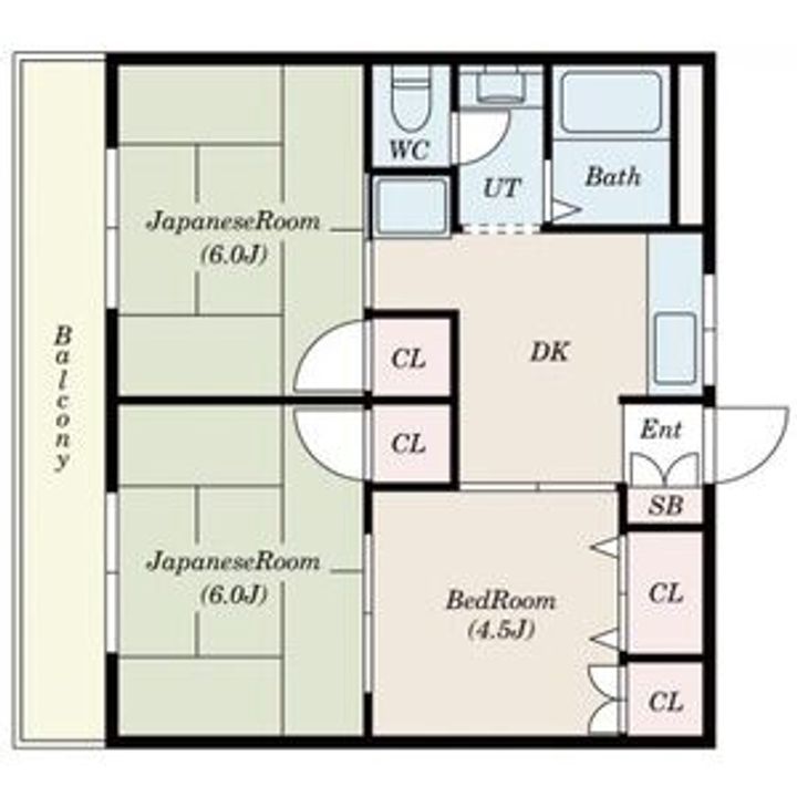 メゾンKの間取り